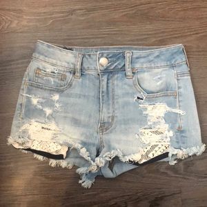 American eagle jean shorts